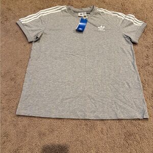 Adidas Women's 3-Stripes Round Neck Short Sleeve Tshirt Size M
